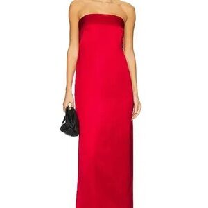 ALC NWT Elegant Red Strapless Dress